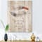 Designart - Two Feathers Your VIbe Attracts Your Tribe - Bohemian & Eclectic Print on Natural Pine Wood